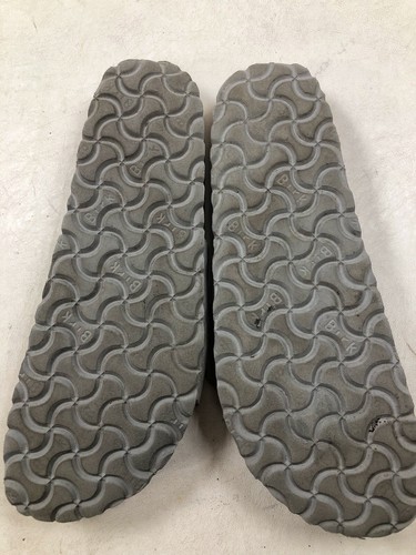 Birkenstock Madrid Big Buckle Sandals Sz 39 Dove Gray Suede Women’s 8 US Slides - Picture 6 of 7