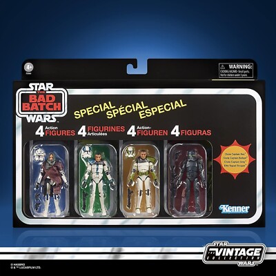 Star Wars Vintage Collection The Bad Batch Figures 4-Pack - Amazon