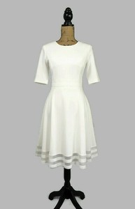 calvin klein ivory dress