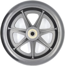 6 Inch Solid Wheel Replacement for Wheelchairs, Rollators, Walkers,Walker Rollat