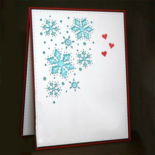 Cutting Dies Stencil Scrapbooking Album Card Metal Snowflakes Christmas CraftsKP - Picture 5 of 8