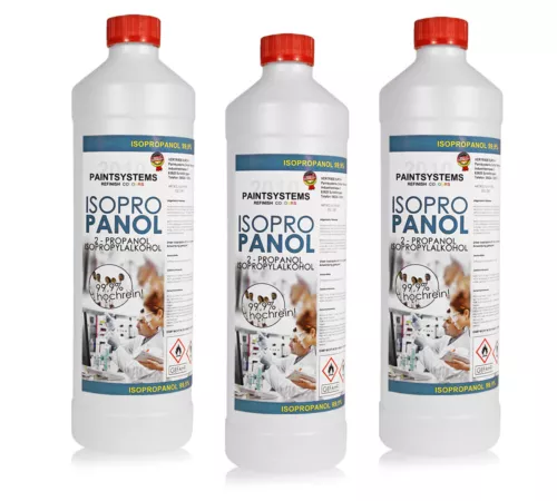 Isopropanol 2-Propanol Isopropylalkohol 99,9% - 3x 1L