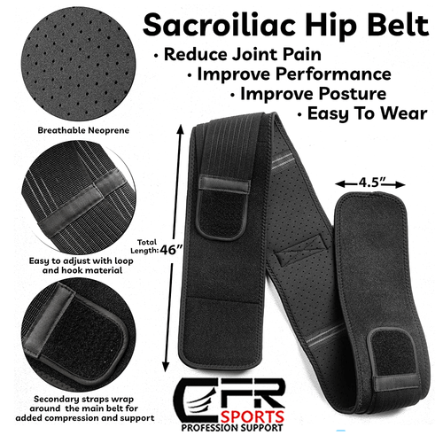 Pelvic Lower Back Support Sacroiliac Hip Belt Si Joint Pain for Women and Men - Imagen 6 de 14