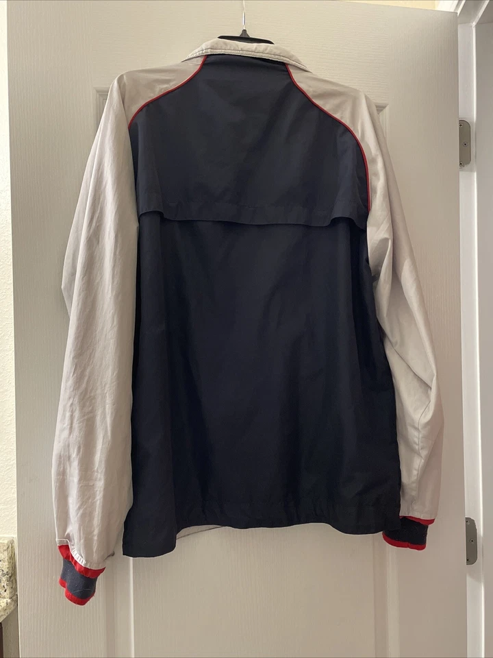 Carnaval Unisex Chubasquero/Rompevientos Ligero Talla M Rojo/Negro Cremallera Foto 2 de 2