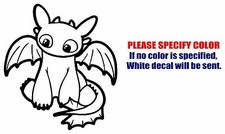 Cute Toothless Funny Graphic Die Cut decal sticker Car Truck Boat window 22"