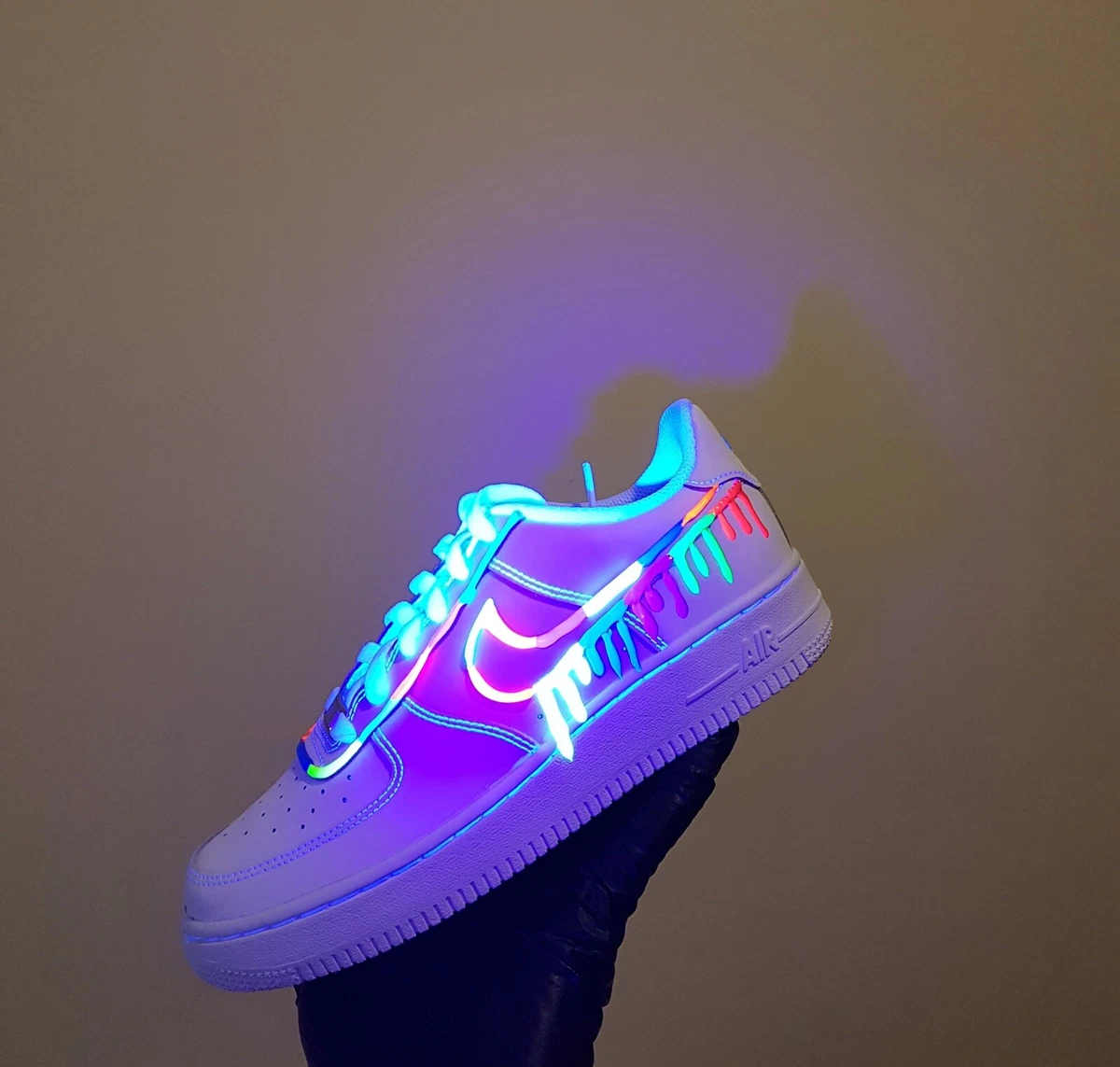 Custom Nike AIR MAX 270 Glow in the dark Air Max //NikeDrippy