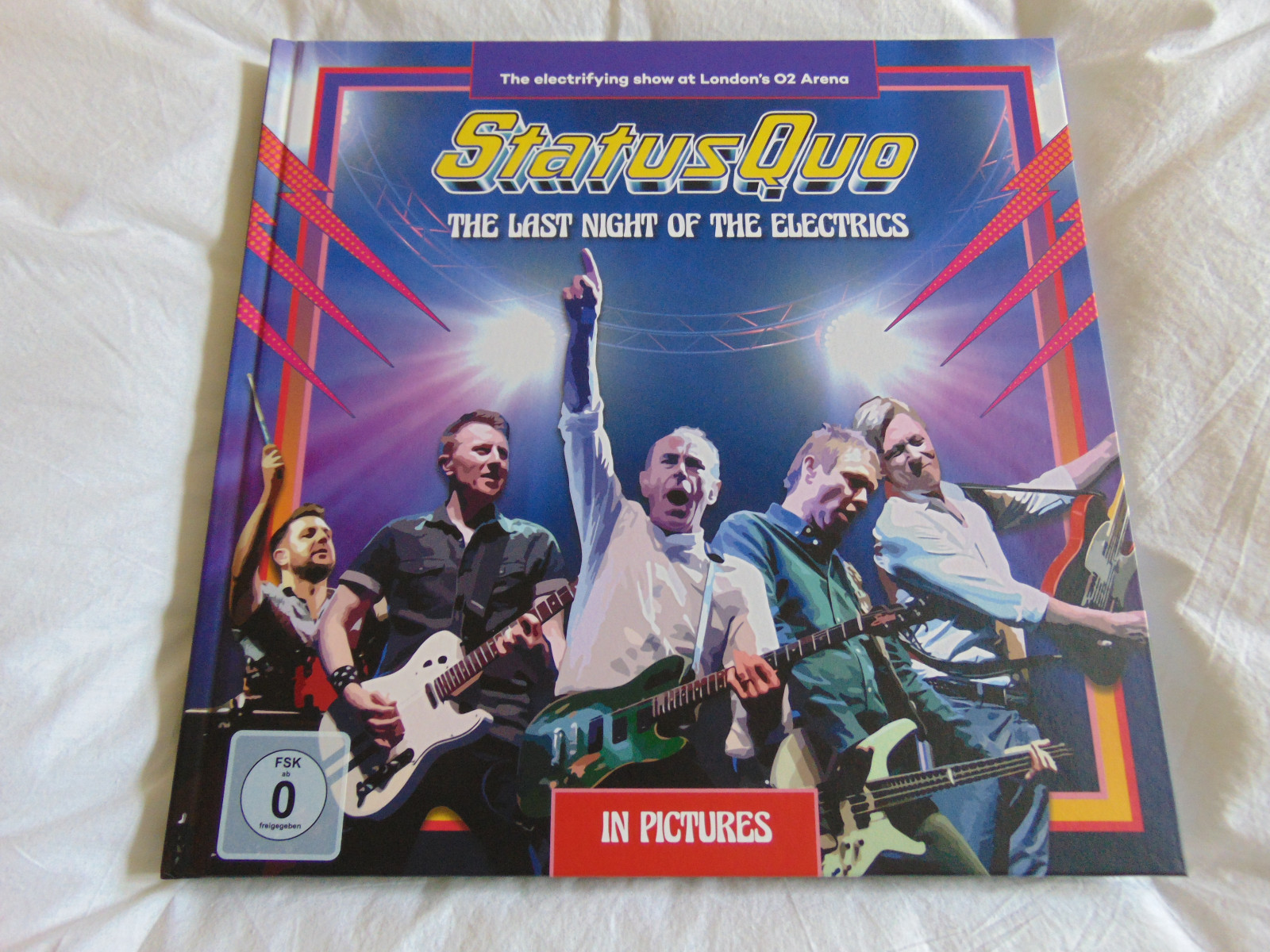 Bundle: Status Quo : The Last Night Of The Electrics : 2CDs DVD Blu-ray Art Book