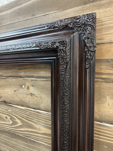11 x 14 In stock ready to ship, Traditional compo ornate wood frame, dark walnut - Picture 5 of 10