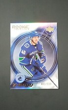 2018-19 UD Trilogy Rookie Premieres Elias Pettersson /599 Retro 15th Anniversary