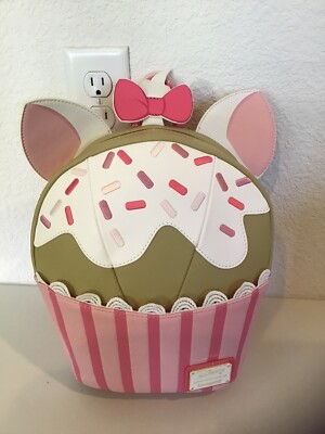 Disney Loungefly Marie Sweets mini backpack Cupcake with Sprinkles