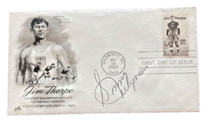 Sonny Jurgensen NFL Champion HoF All-Pro QB Autographed FDC