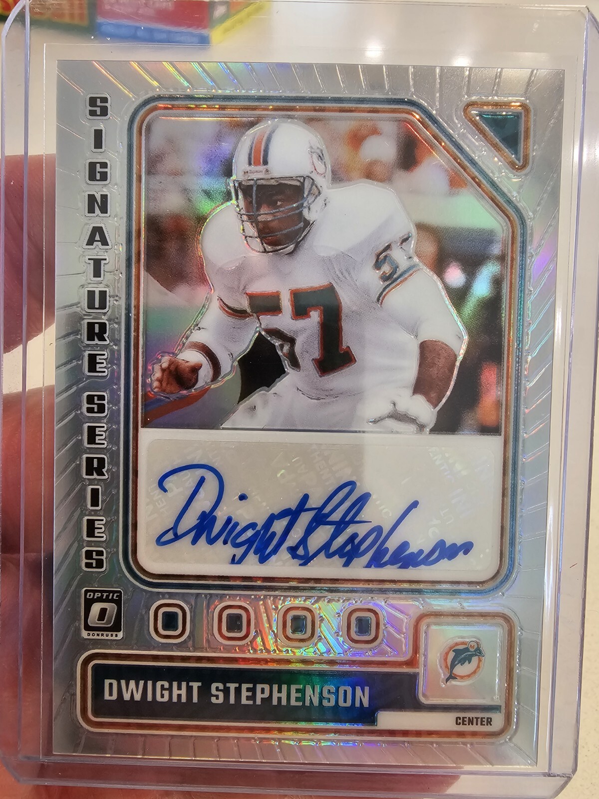 2023 Optic Donruss Football Dwight Stephenson Signature Series SS-DS 