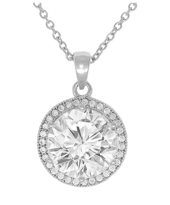 Declaración Chapado en Oro Blanco Cristal Moda Collares y Colgantes