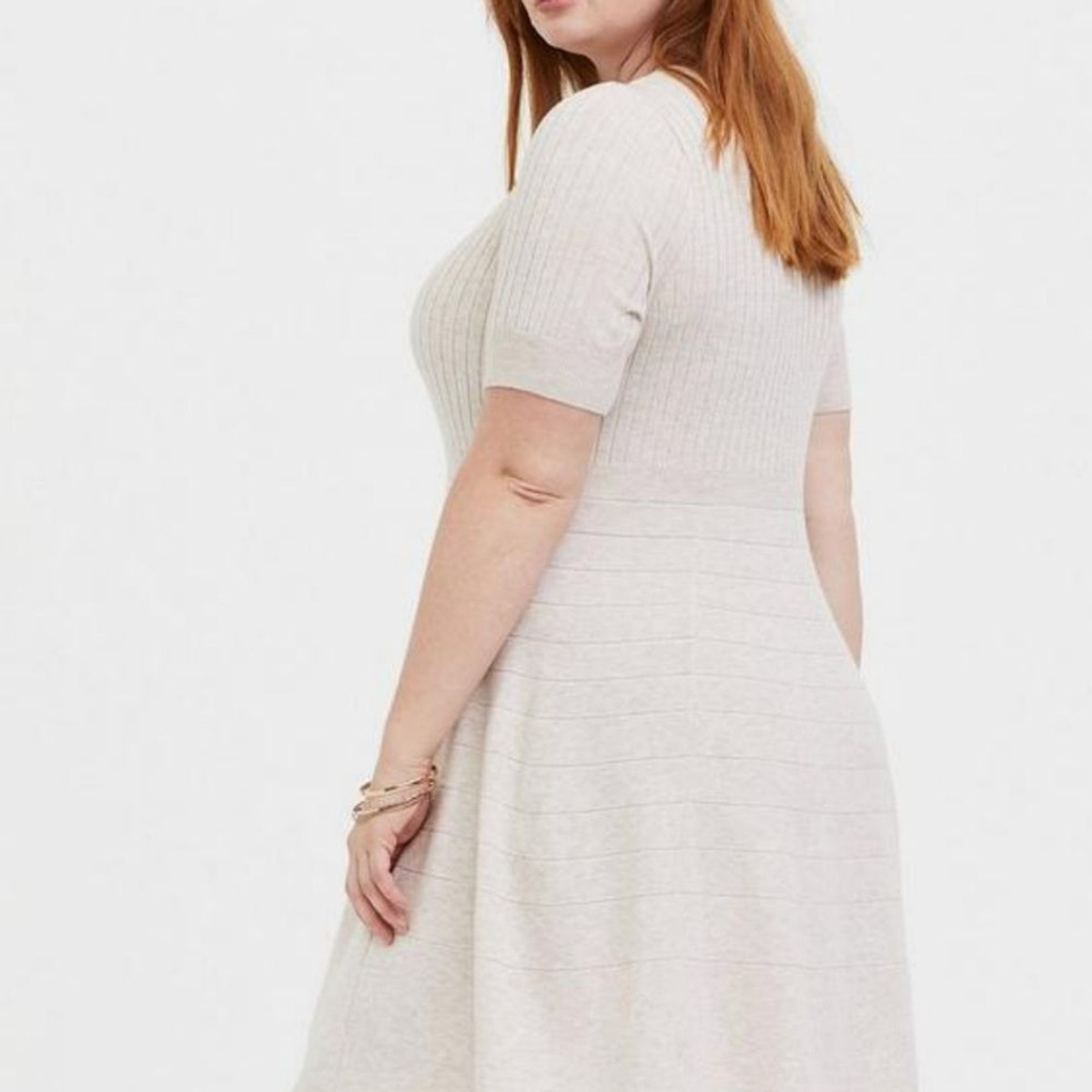 dravi mini sweater dress oatmeal Torrid Mini Sweater Button-Front V-Neck Dress In Oatmeal Color