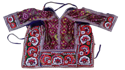 Exotische alte Banjara Stamm Kuchi Handstickerei indische traditionelle Choli...
