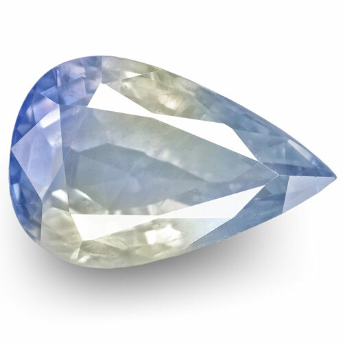 Pera natural sin tratar zafiro azul cachemira con certificación GIA IGI 4,73 quilates - Imagen 1 de 8