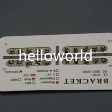 New Dental Orthodontic Metal Bracket Standard Roth Slot .022 3 Hooks 50 Packs