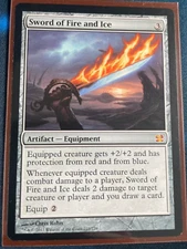 MTG Magic the Gathering Sword of Fire and Ice (216/245) Modern Masters LP