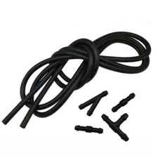 2m Car Windshield Wiper Washer Jet Tube Pipehose Connectors T For Nozzle Pump A
