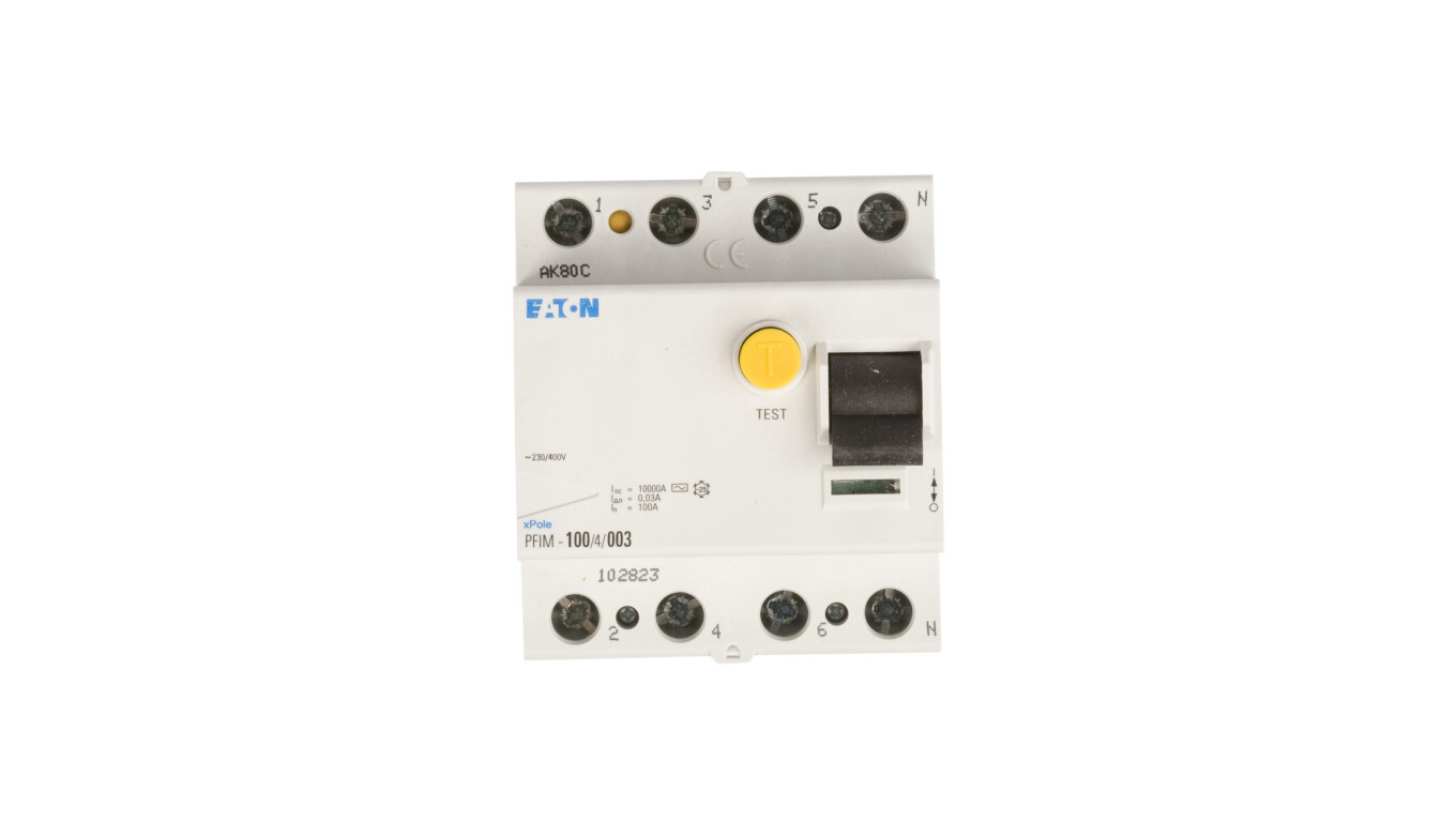Residual current circuit breaker 4P 100A 0,03A type AC PFIM-100/4/003 102 /T2UK