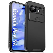 Rugged Lens Cover Shockproof Slim Case w/ Screen Protector For Google Pixel 9A