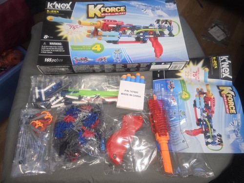 Building set, K'NEX K Force build and blast K-20X 165 pcs Sealed Bags, Open Box - Picture 2 of 4