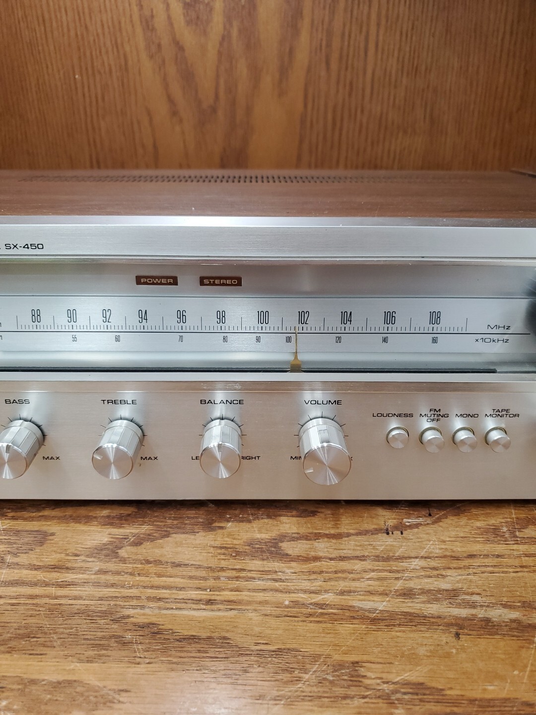 Pioneer SX450 AM/FM Stereo Receiver Parts or Repair eBay