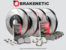 F&R BRAKENETIC Premium Slotted Brake Rotors + Ceramic Pads 56.44184.51