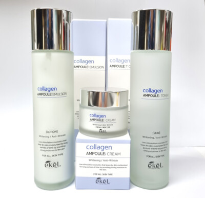 EKEL] Collagen Ampoule Toner,Emulsion ...