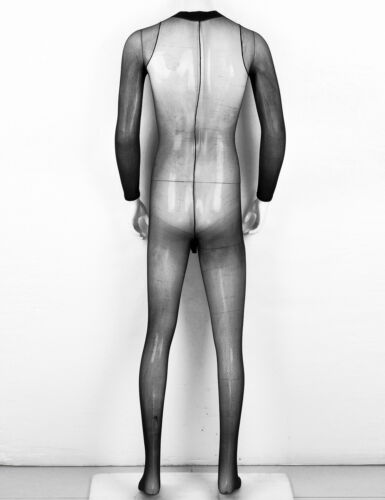 Sexy Ganzkörper Strumpfhose für Männer Full Body Transparente mit Penis Hülle - Bild 57 von 112