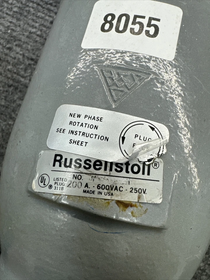 Receptáculo fêmea T&B Russellstoll JPS2033FR 200AMP J-Line 600VAC 250V veja Desc. - Imagem 2 de 4