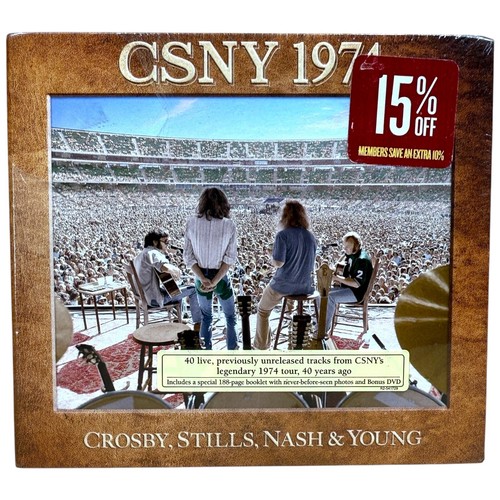CSNY 1974 by Crosby Stills Nash & Young Rhino 3 CD + DVD Set BRAND NEW SEALED