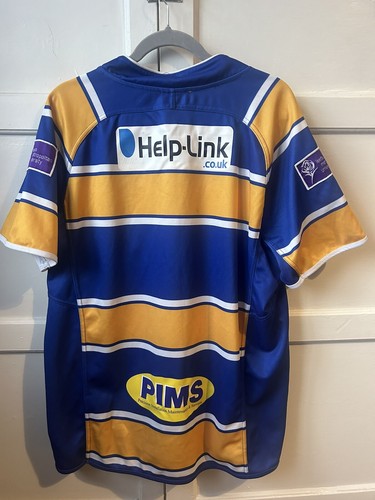 Leeds Rhinos Rugby Super League Home Shirt 2014 - ISC 2XL Jersey Top XXL - Picture 2 of 2