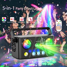 4/5in1 Party Effect Light RGB LED Laser Projector Beam DJ Disco Stage Lights