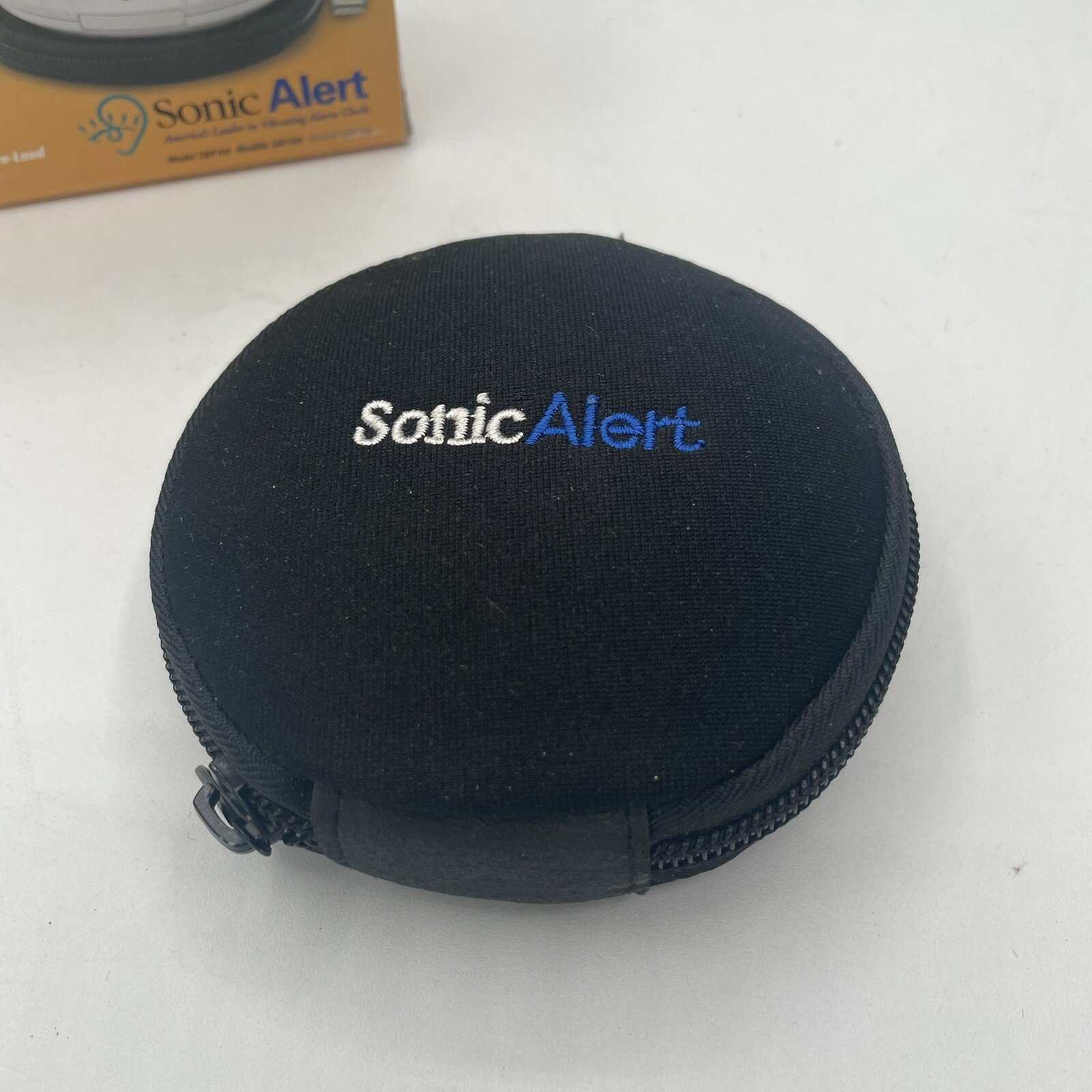Sonic Alert Sonic Shaker SBP100 Portable Vibrating Travel Alarm Clock Bed Shaker