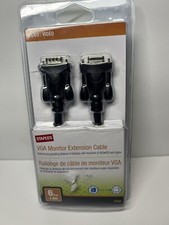 VGA Monitor Cable 6FT 6 Feet 1.8m male-male 18759 NEW FROM STAPLES