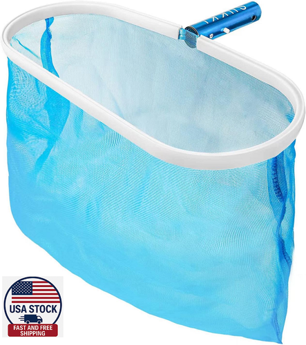 SUKKI Pool Skimmer Net - Heavy Duty Pool Net Pool Skimmer Deep Bag Leaf Cleaning