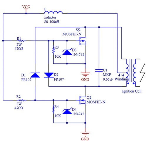 DC 12-30V ZVS Tesla Coil Flyback driver/SGTC/Marx Generator& Ignition Coil&Fan- - Picture 8 of 17