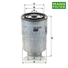 Fuel filter MANN filter WK940/16x for Mitsubishi L200