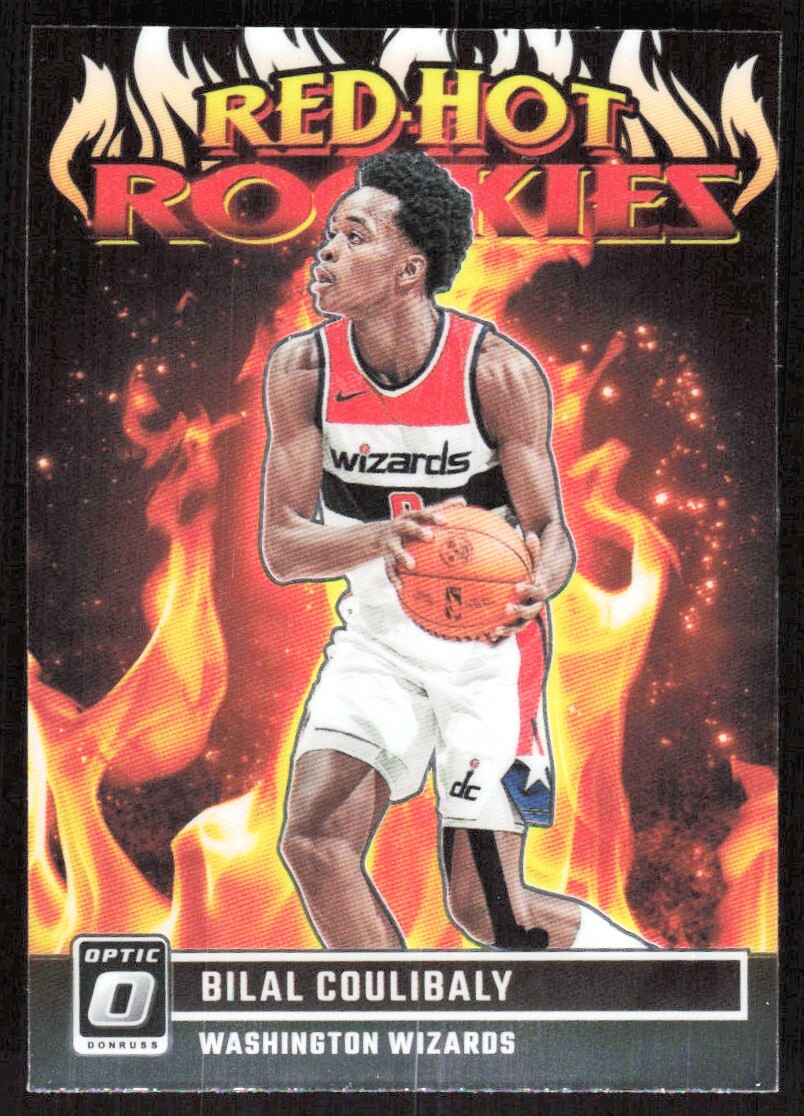 2023-24 10392D Donruss Optic RED-HOT ROOKIES Bilal Coulibaly Rookie Washington
