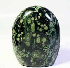 507g Natural EYE GREEN KAMBABA JASPER Agate Quartz Crystal Stone Reiki Free-form