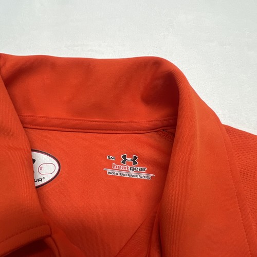 Polo Auburn Tigers Under Armour da uomo S Golf Performance nuova con etichette Heat Gear - Foto 3 di 17