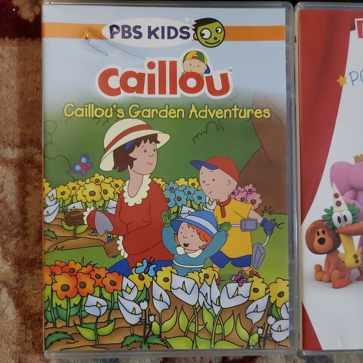 Lot of 4 KIDS DVDs PBS Caillou Holidays Summer Garden
