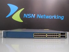 Cisco Catalyst 3560-E WS-C3560E-24TD-S 24-Port Gigabit Switch C3K-PWR-265WAC