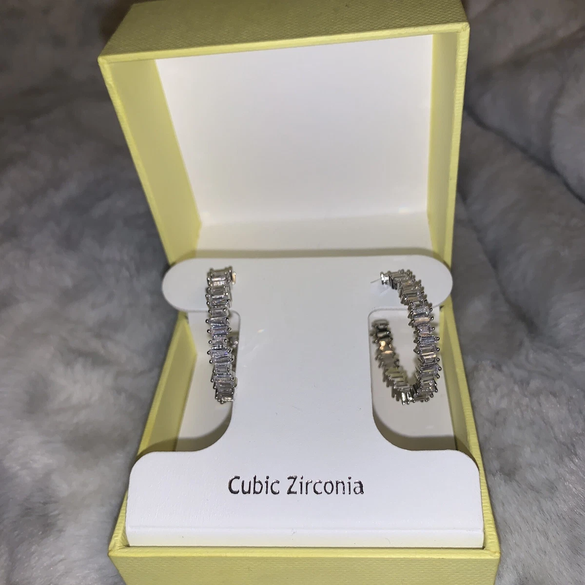 Rachel ashwell cubic zirconia earrings deals