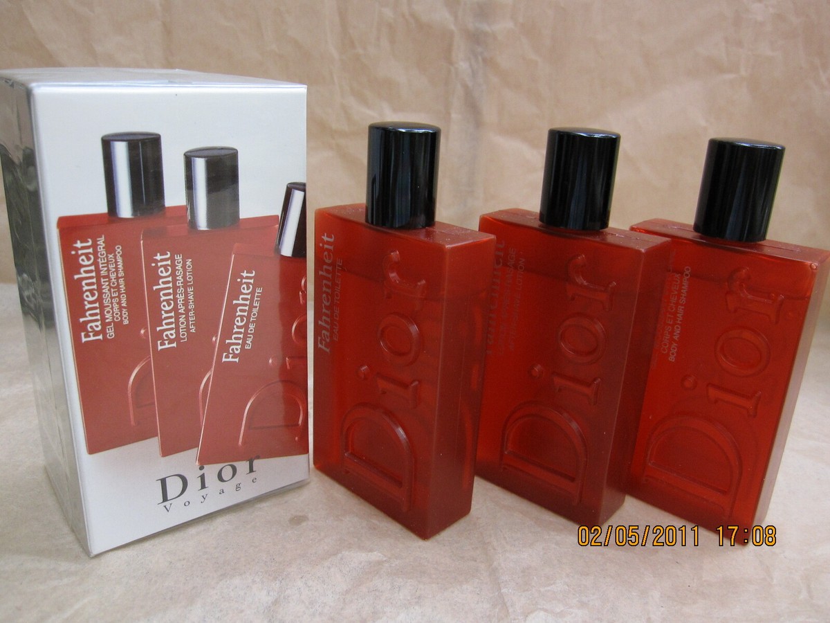 DIOR VOYAGE FAHRENHEIT SMART PACK GROOMING ESSENTIALS oz