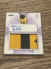 2021 LEAF PERFECT GAME PURPLE PATCH AUTO MARI BOYD RC ROOKIE # 5/8