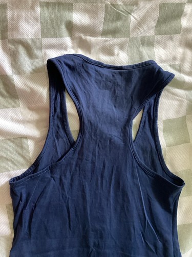 GIRLS ADIDAS BLUE TANK/SINGLET SIZE 13-14YR - Picture 3 of 4