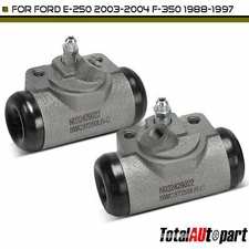 2x Drum Brake Wheel Cylinders for Ford F-350 F-350 Super Duty E-250  Rear Side
