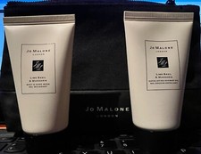 New Travel Size Jo Malone Lime Basil & Mandarin Shower Gel / Hand Wash 50mlx2 